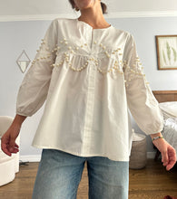 Load image into Gallery viewer, Pearl Poplin Blouse
