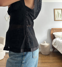 Load image into Gallery viewer, Sheer Velvet Clip Dot Blouse
