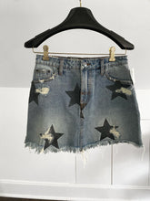 Load image into Gallery viewer, *Star Denim Skirt (NWT)
