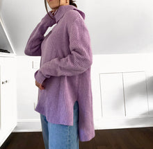 Load image into Gallery viewer, Lilac Turtleneck Sweater
