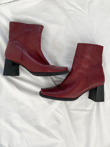 Red Nine West Boots