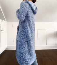 Load image into Gallery viewer, Blue Popcorn Knit Cardigan
