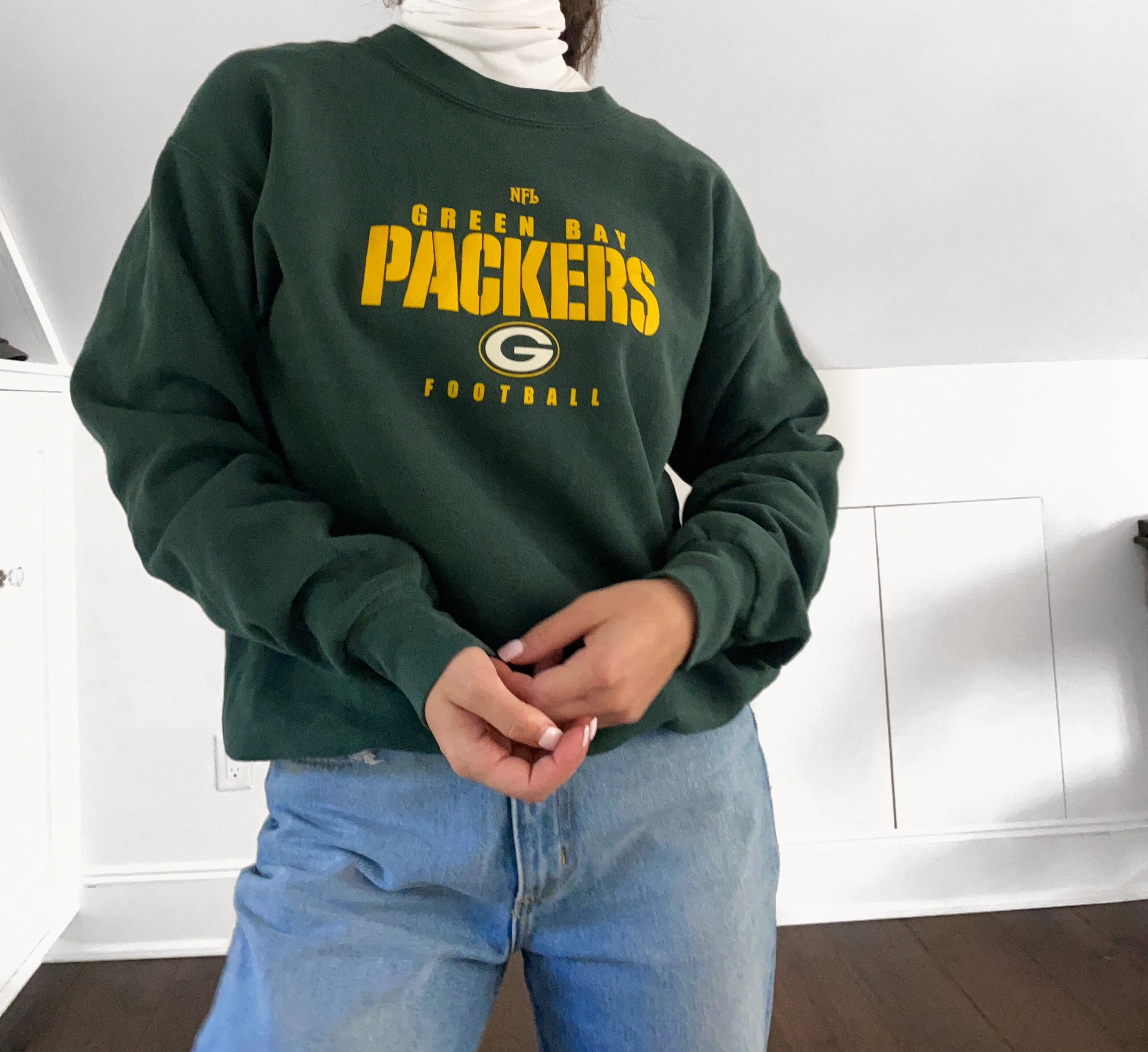 Green Bay Packers Mesh Crewneck 