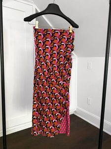 Reversible Print Mesh Dress