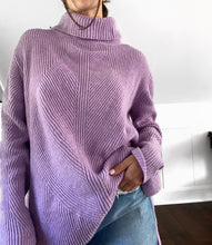 Load image into Gallery viewer, Lilac Turtleneck Sweater
